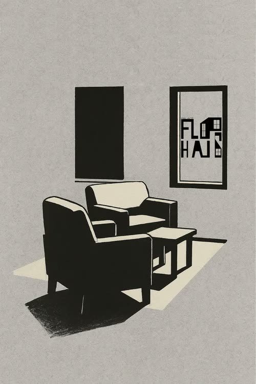 Palace Flophaus – the mark framed above two armchairs