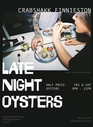 Crabshakk – Late Night Oysters print
