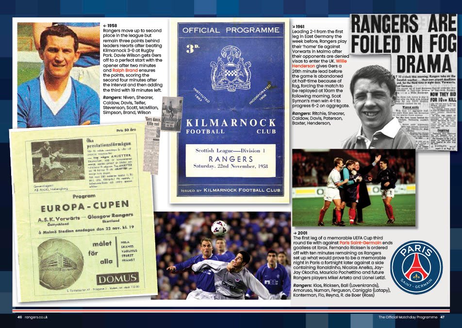 Rangers FC – typographic collage